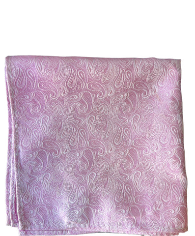 Pink Paisley tie and Hankie