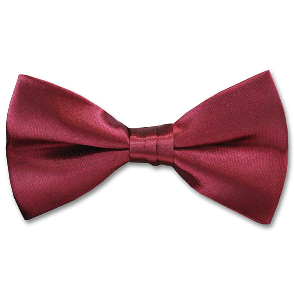 Burgundy Bow Tie