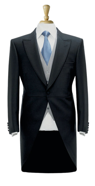 Black Herringbone Tailcoat