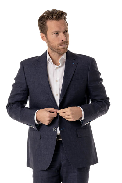 Navy Linen Jacket