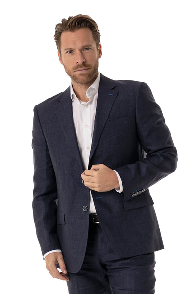 Navy Linen Jacket