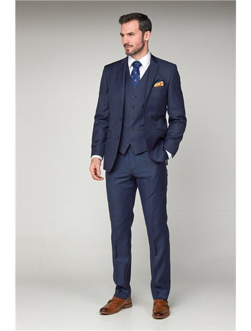 Ink Blue Sharkskin