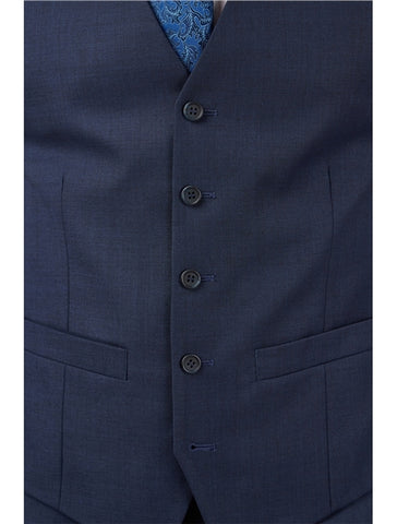 Ink Blue Sharkskin