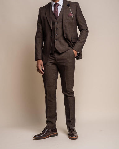 Brown Tweed suit
