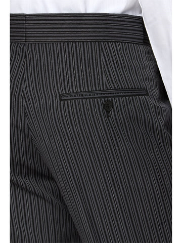 Grey Black Striped