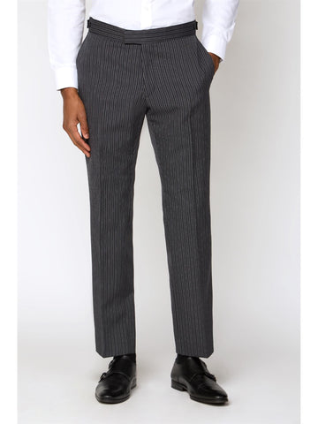 Grey Black Striped