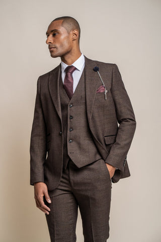 Brown Tweed suit