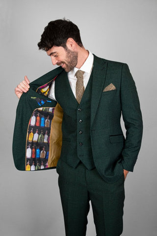 Olive Caridi Green Suit